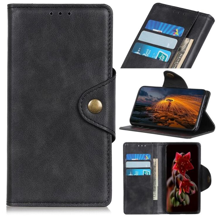 Чохол UniCase Vintage Wallet для Samsung Galaxy A73 - Black: фото 1 з 11