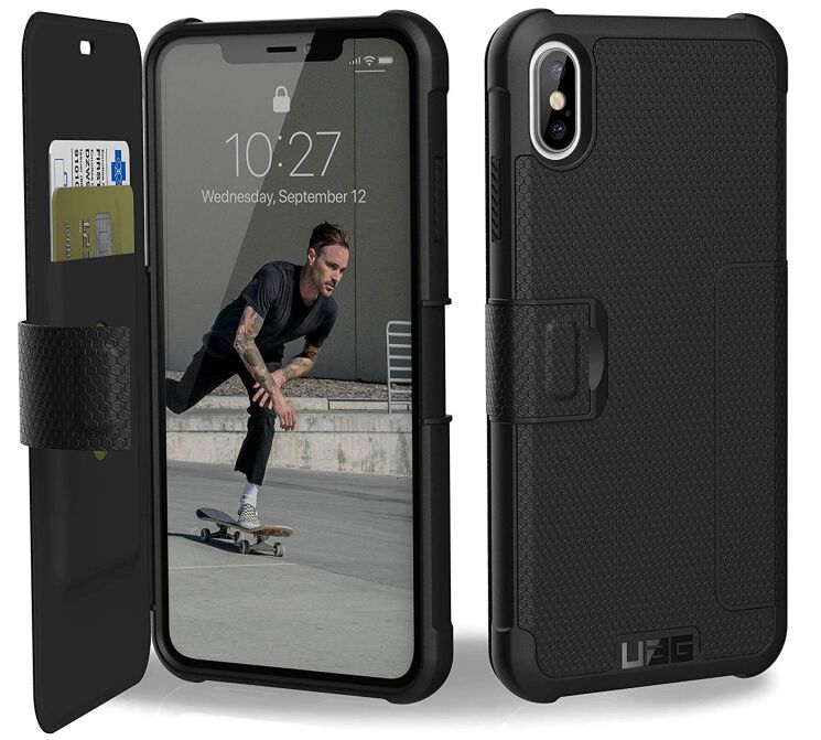 Чехол URBAN ARMOR GEAR Metropolis для iPhone XS Max - Black: фото 1 из 9