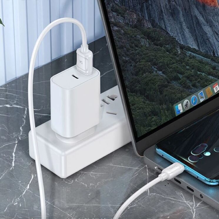 Кабель Hoco X115 USB to Type-C (100W, 1m) - Black: фото 7 з 7