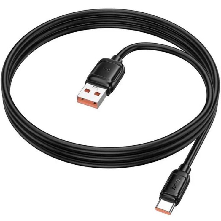 Кабель Hoco X115 USB to Type-C (100W, 1m) - Black: фото 4 з 7