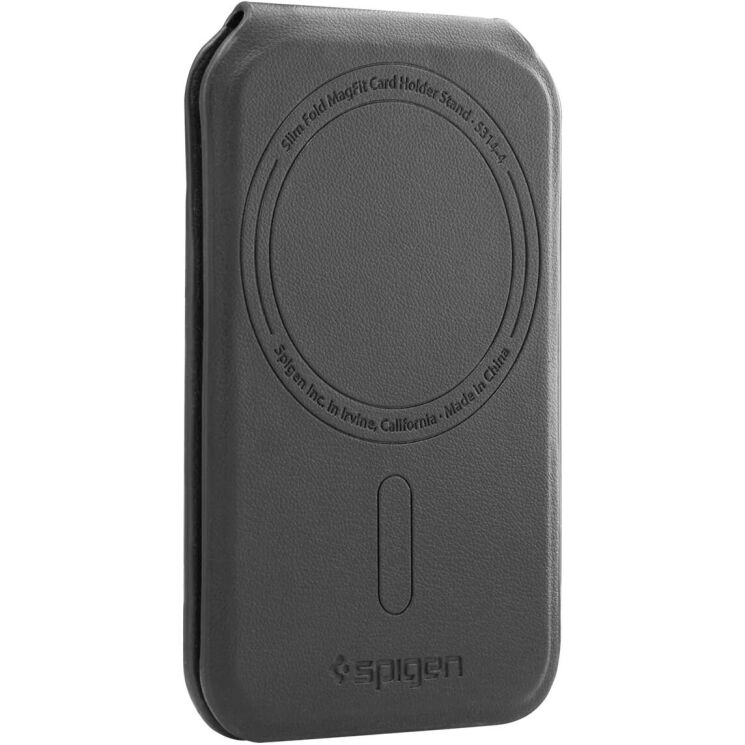 Кардхолдер Spigen Slim Fold (Mag Fit) | S314-4 (AFA11591) - Black: фото 7 из 17