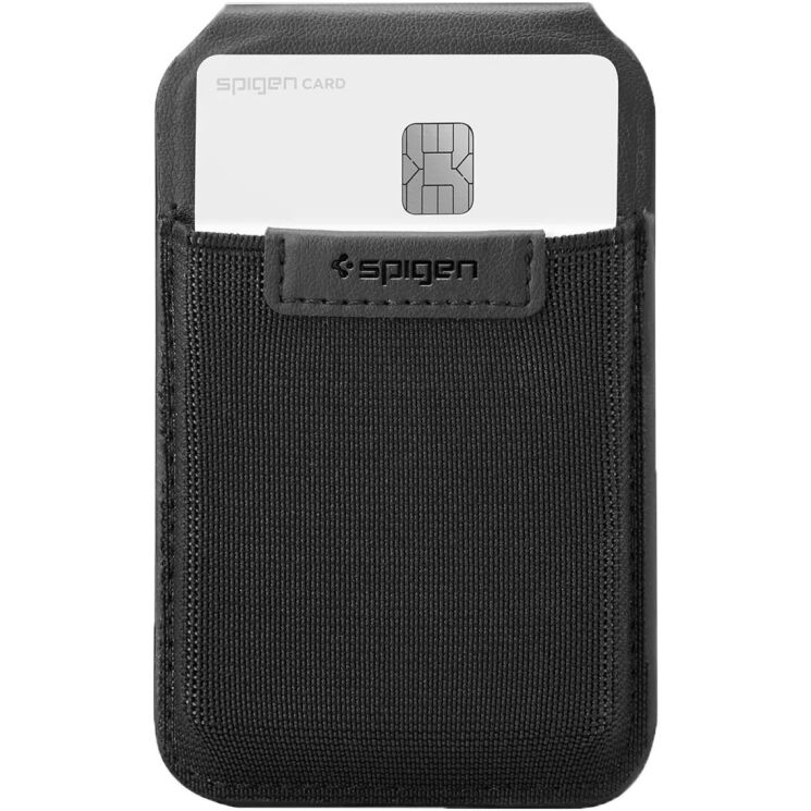 Кардхолдер Spigen Slim Fold (Mag Fit) | S314-4 (AFA11591) - Black: фото 5 из 17