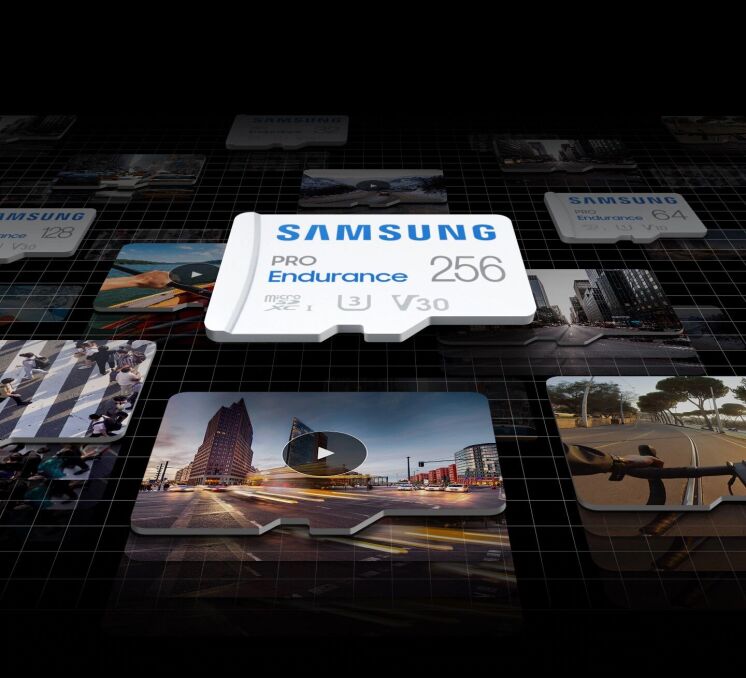 Карта памяти MicroSDXC Samsung PRO Endurance 128GB C10 UHS-I R100MB/s + адаптер (MB-MJ128KA/EU) - White: фото 9 из 11