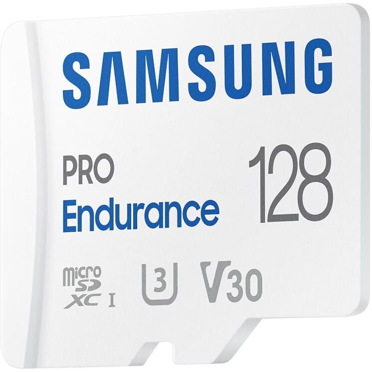 Карта памяти MicroSDXC Samsung PRO Endurance 128GB C10 UHS-I R100MB/s + адаптер (MB-MJ128KA/EU) - White: фото 5 из 11