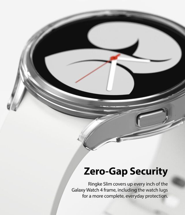 Комплект чехлов RINGKE Slim Case для Samsung Galaxy Watch 4 (44mm) - Clear / Black: фото 7 из 10