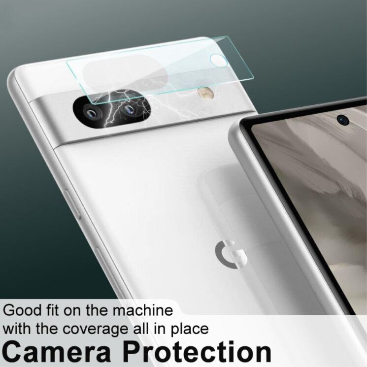Комплект захисних стекол IMAK Camera Lens Protector для Google Pixel 7a: фото 5 из 10