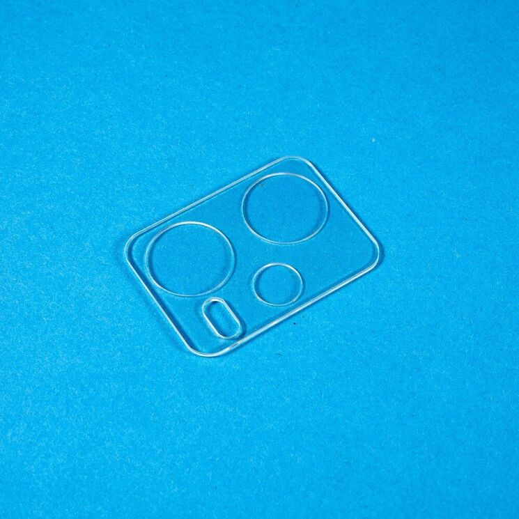 Комплект защитного стекла на заднюю камеру Deexe Camera Lens Protector для Xiaomi Poco X5 / Redmi Note 12 5G: фото 4 из 6