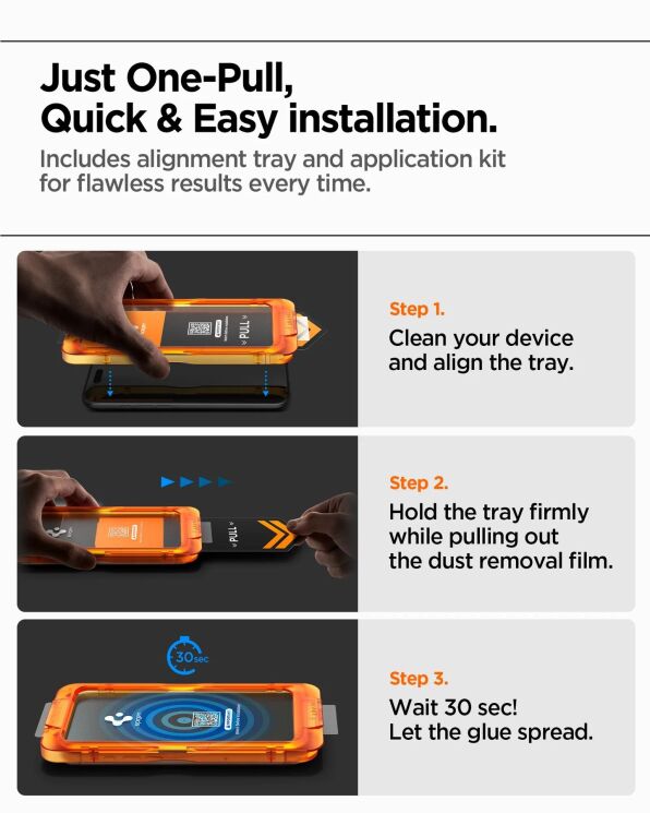 Комплект защитных стекол (3шт) Spigen Glas.tR AlignMaster S для iPhone 17 Pro (AGL10103) (403219) Комплект защитных стекол (3шт) Spigen Glas.tR AlignMaster S для iPhone 17 Pro (AGL10103): фото 14 из 18