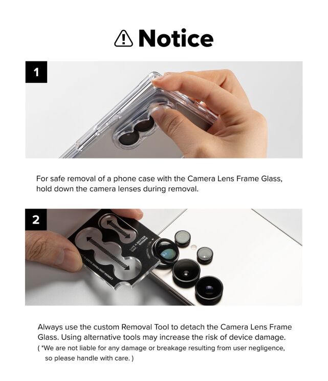 Комплект защитных стекол на камеру Ringke Camera Frame для Samsung Galaxy Fold 8 (8800380460577) - Black: фото 18 из 19