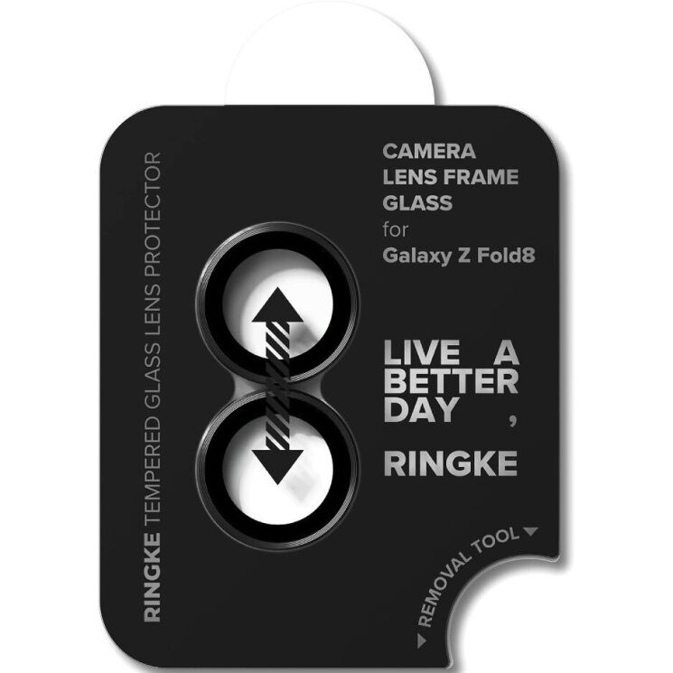 Комплект защитных стекол на камеру Ringke Camera Frame для Samsung Galaxy Fold 8 (8800380460577) - Black: фото 4 из 19