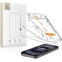 Комплект захисних стекол Tech-Protect 5D Quick Set + для Apple iPhone 15 / 16 - Black: фото 1 з 6