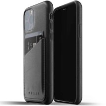Кожаный чехол MUJJO Full Leather Wallet для Apple iPhone 11 Pro - Black: фото 1 из 14