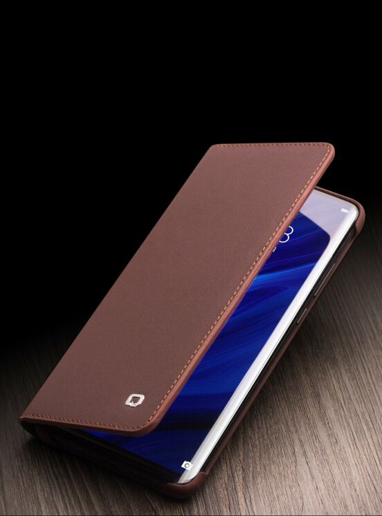 Кожаный чехол QIALINO Classic Case для Huawei P30 Pro - Coffee: фото 6 из 9