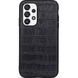 Шкіряний чохол UniCase Croco Skin для Samsung Galaxy A73 (A736) - Black (293959B)