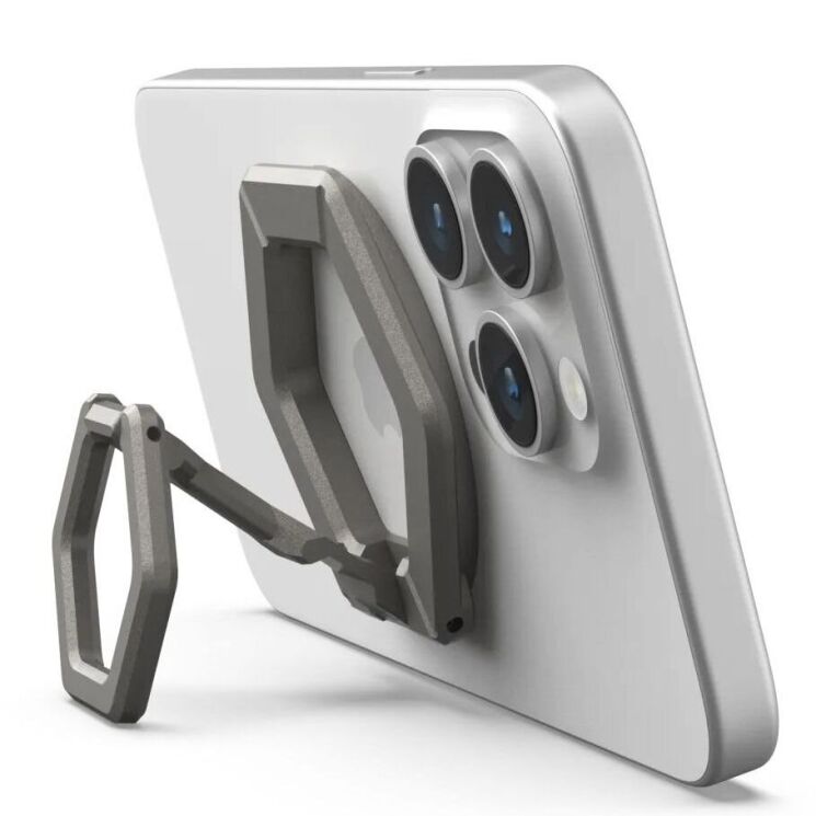 Магнітне кільце-тримач URBAN ARMOR GEAR (UAG) Magnetic Ring Stand - Titanium: фото 11 з 15