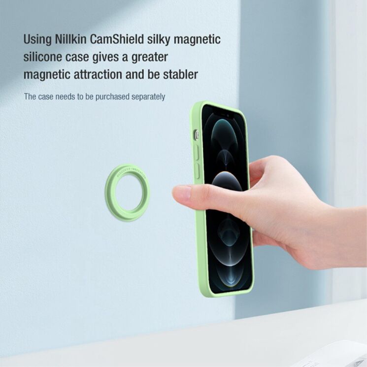 Магнитное кольцо NILLKIN SnapHold Magnetic Sticker - Black: фото 13 из 15