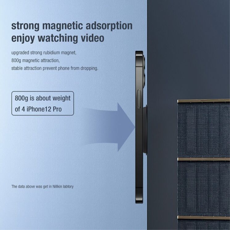 Магнитное кольцо NILLKIN SnapHold Magnetic Sticker - Black: фото 8 из 15
