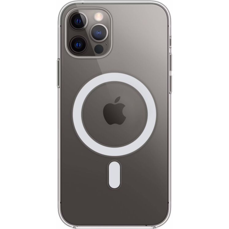 Оригінальний чохол Clear Case with MagSafe для Apple iPhone 12 / iPhone 12 Pro (MHLM3) - Transparent: фото 2 з 6