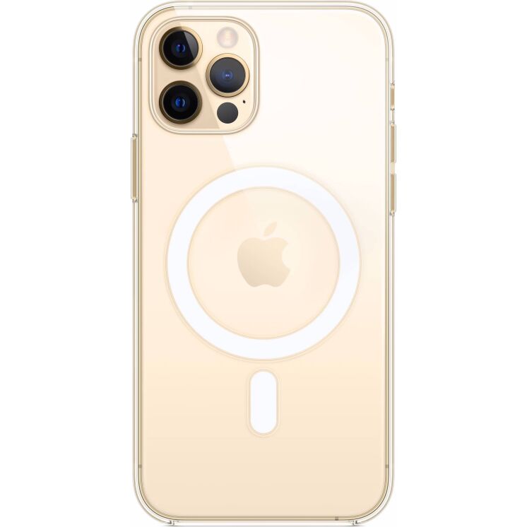 Оригінальний чохол Clear Case with MagSafe для Apple iPhone 12 / iPhone 12 Pro (MHLM3) - Transparent: фото 3 з 6