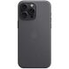 Оригинальный чехол FineWoven MagSafe для Apple iPhone 15 Pro Max (MT4V3) - Black (349618B). Фото 1 из 10