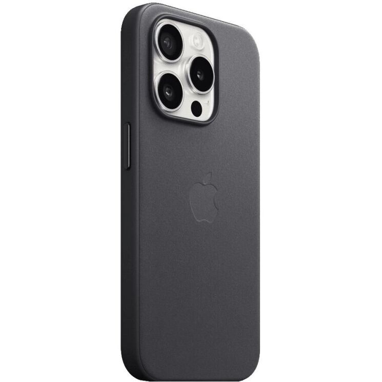 Оригинальный чехол FineWoven MagSafe для Apple iPhone 15 Pro Max (MT4V3) - Black: фото 3 из 10