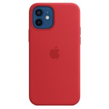 Оригінальний чохол MagSafe Silicone Case для Apple iPhone 12 / iPhone 12 Pro (MHL63ZE/A) - (PRODUCT) RED: фото 1 з 6