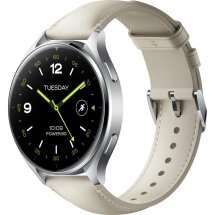 Оригинальный ремешок Leather Strap для Xiaomi Watch 2 (BHR8038GL) - White: фото 1 из 3