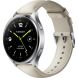 Оригинальный ремешок Leather Strap для Xiaomi Watch 2 (BHR8038GL) - White (350907W). Фото 1 из 3
