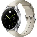 Оригинальный ремешок Leather Strap для Xiaomi Watch 2 (BHR8038GL) - White: фото 1 из 3