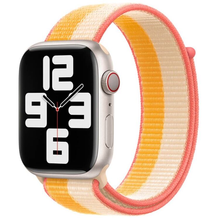 Оригінальний ремінець Sport Loop для Apple Watch 42 (Series 10/11/12) / 41 / 40 / SE 40 / 38 (ML2N3) - Maize-White (345163WO) Оригінальний ремінець Sport Loop для Apple Watch 42 (Series 10/11/12) / 41 / 40 / SE 40 / 38 (ML2N3) - Maize-White: фото 1 з 3