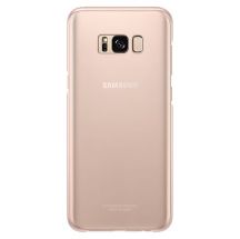 Пластиковий чохол Clear Cover для Samsung Galaxy S8 Plus (G955) EF-QG955CBEGRU - Pink: фото 1 з 5