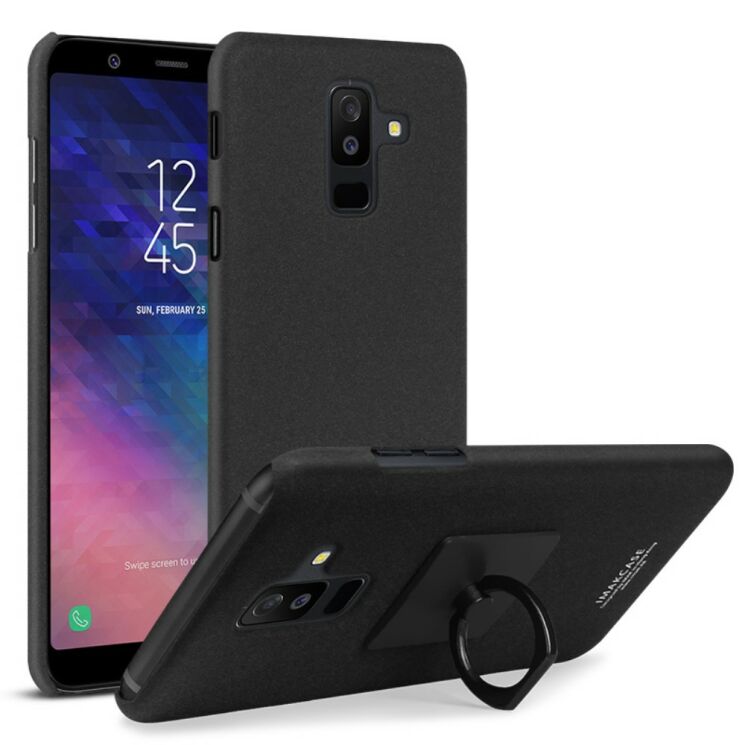 Пластиковый чехол IMAK Cowboy Shell для Samsung Galaxy A6+ 2018 (A605) - Black: фото 1 из 7