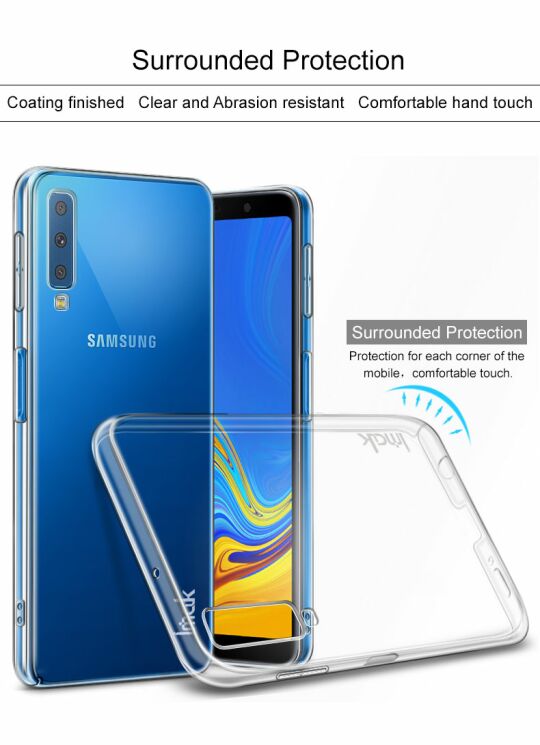 Пластиковый чехол IMAK Crystal для Samsung Galaxy A7 2018 (A750): фото 8 из 13