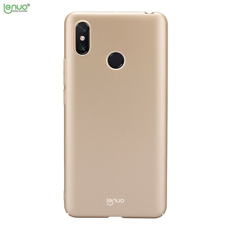 Пластиковий чохол LENUO Silky Touch для Xiaomi Mi Max 3 - Gold: фото 5 з 16