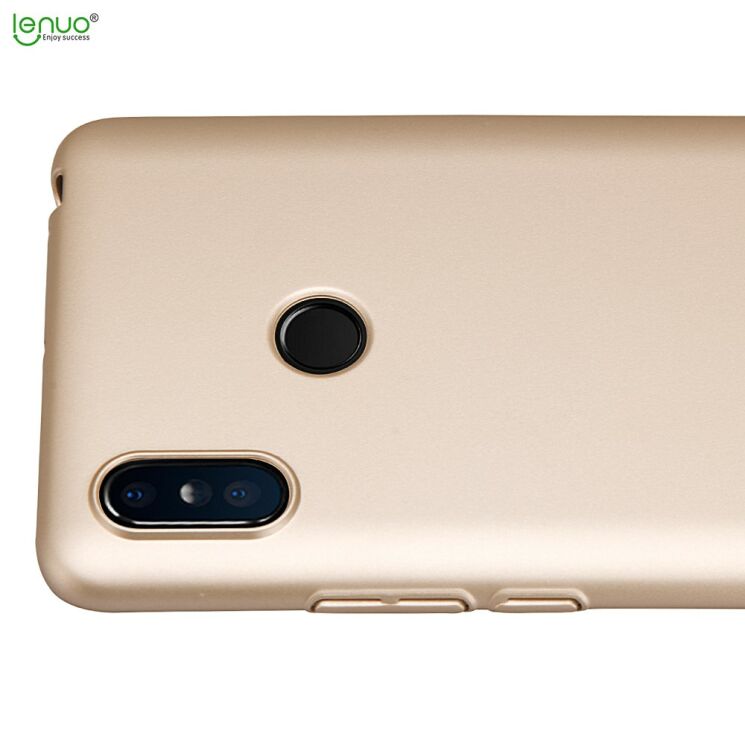 Пластиковий чохол LENUO Silky Touch для Xiaomi Mi Max 3 - Gold: фото 2 з 16