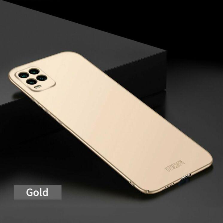 Пластиковый чехол MOFI Slim Shield для Xiaomi Mi 10 Lite - Gold: фото 2 из 11
