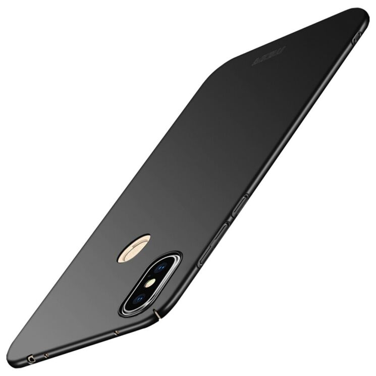 Пластиковый чехол MOFI Slim Shield для Xiaomi Redmi Note 6 / Note 6 Pro - Black: фото 1 из 9