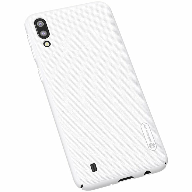 Пластиковый чехол NILLKIN Frosted Shield для Samsung Galaxy M10 (M105) - White: фото 2 из 17