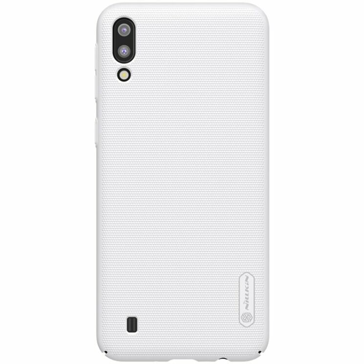 Пластиковый чехол NILLKIN Frosted Shield для Samsung Galaxy M10 (M105) - White: фото 1 из 17