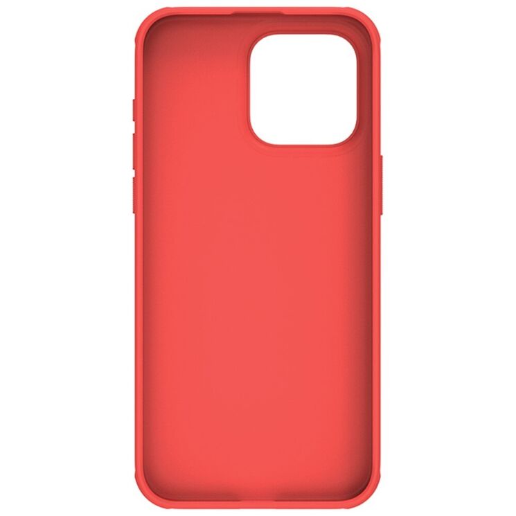 Пластиковый чехол NILLKIN Frosted Shield Pro для Apple iPhone 15 Pro Max - Red: фото 6 из 11