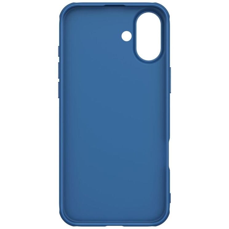 Пластиковый чехол NILLKIN Frosted Shield Pro для Apple iPhone 16 - Blue: фото 6 из 18