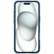 Пластиковый чехол NILLKIN Frosted Shield Pro для Apple iPhone 16 - Blue (360748L). Фото 4 из 18