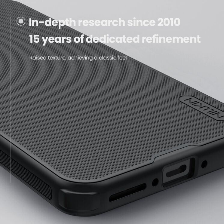 Пластиковый чехол NILLKIN Frosted Shield Pro для OnePlus Nord 5 / Ace 5 Ultra - Black: фото 7 из 18