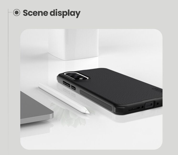 Пластиковый чехол NILLKIN Frosted Shield Pro для OnePlus Nord 5 / Ace 5 Ultra - Black: фото 17 из 18
