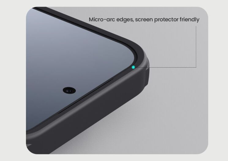 Защитный (PC+TPU) чехол NILLKIN Frosted Shield Pro Magnetic для Xiaomi 17 - Black: фото 18 из 21