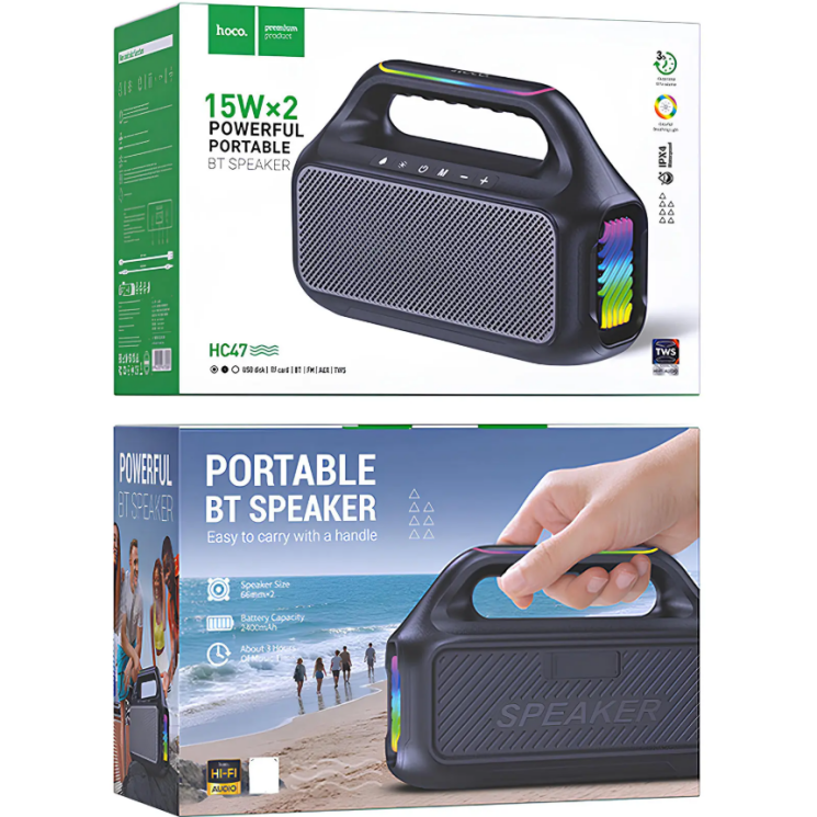 Портативная акустика Hoco HC47 - Black: фото 4 из 4