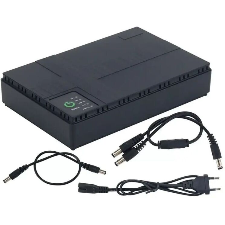 Портативный источник питания для роутера Andes DC1018P 18W 5V/9V/12V (8800mAh) - Black: фото 5 из 5