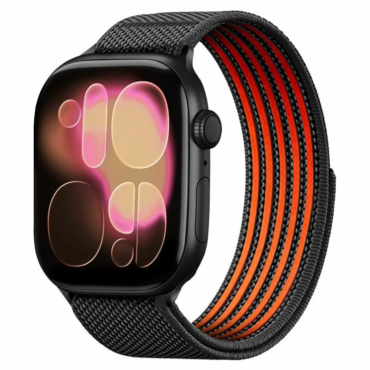 Ремінець Deexe Active Band для Apple Watch 45 / 44 / SE 44 / 42 (Series 1-3) / Ultra (Gen 1-4) - Black (398002B) Ремінець Deexe Active Band для Apple Watch 45 / 44 / SE 44 / 42 (Series 1-3) / Ultra (Gen 1-4) - Black: фото 2 з 5