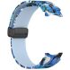 Ремінець Deexe Camo Silicone для Samsung Galaxy Watch 4 / 4 Classic / 5 / 5 Pro - Sky Blue (284643SL). Фото 3 з 6