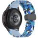 Ремінець Deexe Camo Silicone для Samsung Galaxy Watch 4 / 4 Classic / 5 / 5 Pro - Sky Blue (284643SL). Фото 1 з 6